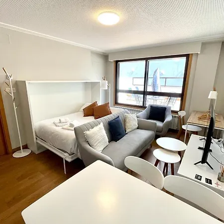 Appartamento Estudio Céntrico 2 Con Terraza Y Parking Privado Ourense